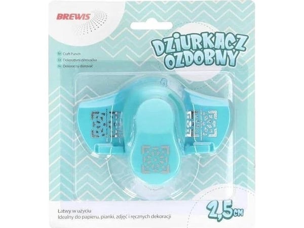 BREWIS julepynt Dekorativ kantpunch - Rosett 2,5 cm