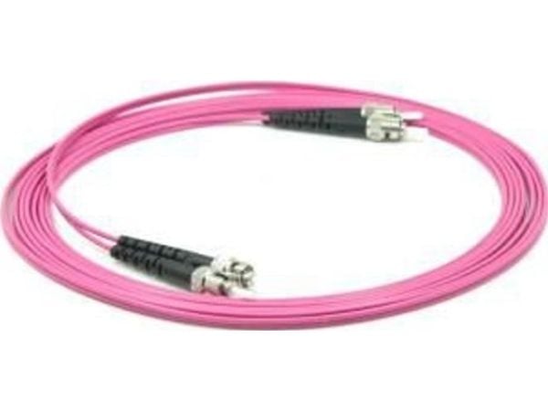 MicroConnect - Nettverkskabel - ST/UPC-multimodus (hann) til ST/UPC-multimodus (hann) - 3 m - 2 mm - fiberoptisk - 50 / 125 mikroner - OM4 - haloge...