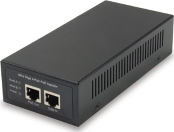 LevelOne POI-5002W90 - Strøminjektor - 90 watt - utgangskontakter: 1 - svart