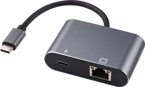 Microconnect USB3.1CETHPDBA, USB C, RJ-45, Lajittelu