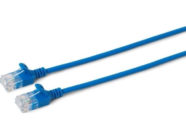 MicroConnect - Nettverkskabel - RJ-45 (hann) til RJ-45 (hann) - 20 m - UTP - CAT 6a - halogenfri, uten hindringer, flertrådet - blå