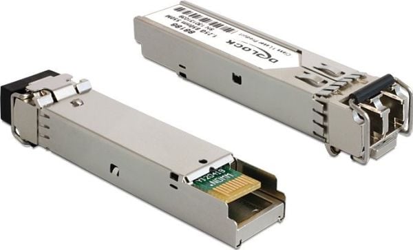 Delock - SFP (mini-GBIC) transceivermodul - 1GbE - 1000Base-SX - LC multimodus - opp til 550 m - 850 nm - for P/N: 66463, 86180, 86203, 89481