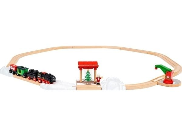 „Brio“ – kalėdinio garuojančio traukinio rinkinio specifikacijų rinkinys (36014)