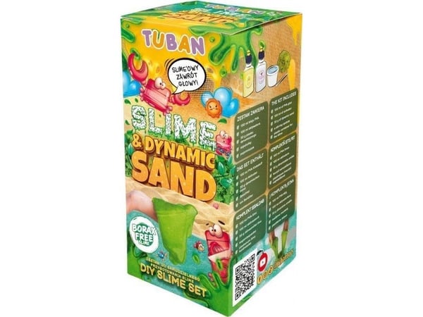 TUBAN DIY-sett for slime og sand dynamisk
