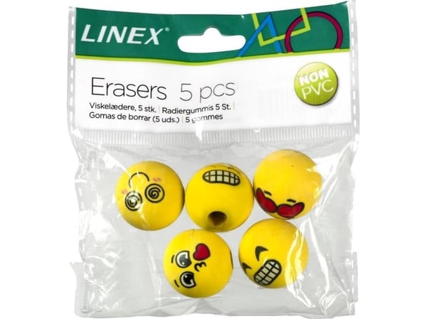 Linex 400114751, Gult, 25 mm, 25 mm, 25 mm, 5 stykker, PVC