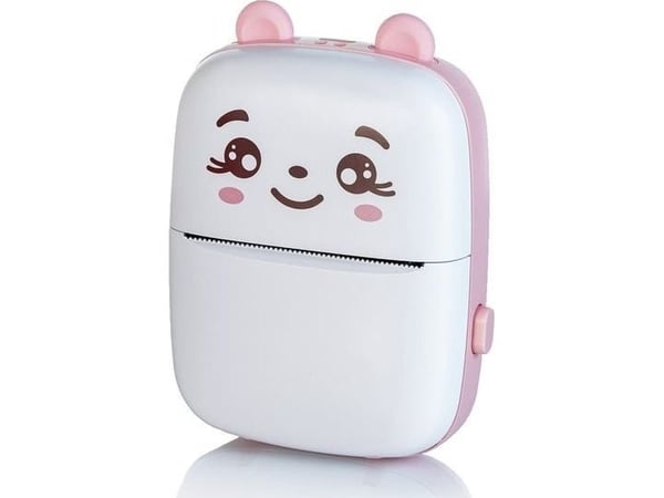 Extralink EPP-001 Pinkki | Mini-lämpötulostin | Bluetooth, USB-C, 1200 mAh, 210 dpi