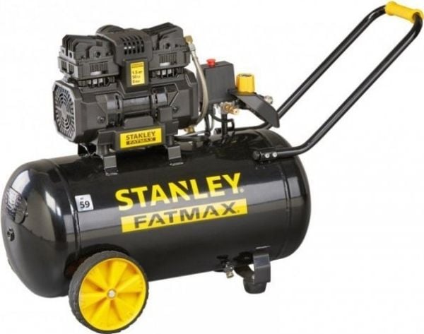 STANLEY oljefri kompressor 50L/1,5KM/8BR 160 l/min støysvak FATMAX