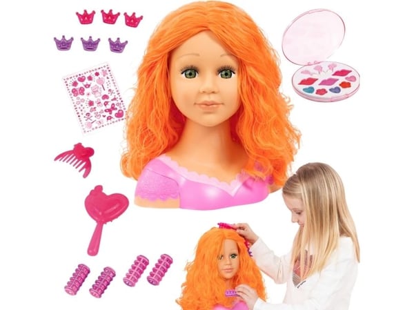 Bayer PROMO Bayer Head for kjemming av styling Charlene Super Model + kosmetikk 90088BO