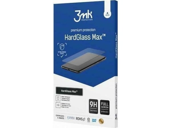 3MK HardGlass Max A24 4G A245/A25 5G A256 svart/svart fullskjermglass