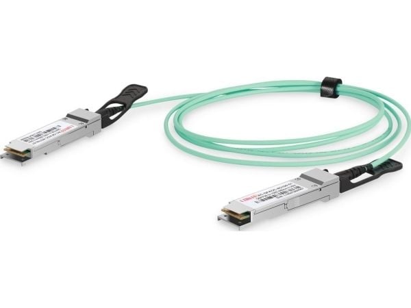 DIGITUS - Direkte 100GBase-koblingskabel - QSFP28 til QSFP28 - 10 m - fiberoptisk - dupleks - SFF-8431/SFF-8432 - Active Optical Cable (AOC)