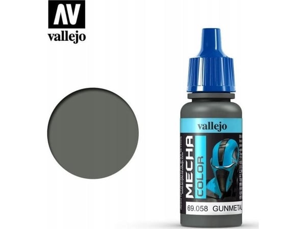 Vallejo 69.058, Harmaa, Akryylimaali, Nestemäinen, 17 ml, 1 kpl