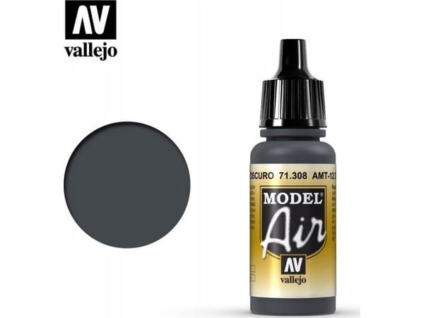 Vallejo 71.308, 17 ml, Grå, Matte, Flaske