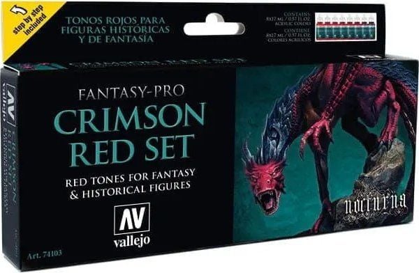 Crimson Red set 8x17 ml