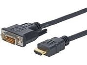 Vivolink PROHDMIDVI3, 3 m, HDMI-tyyppi A (vakio), DVI-D, Uros, Uros, Suora