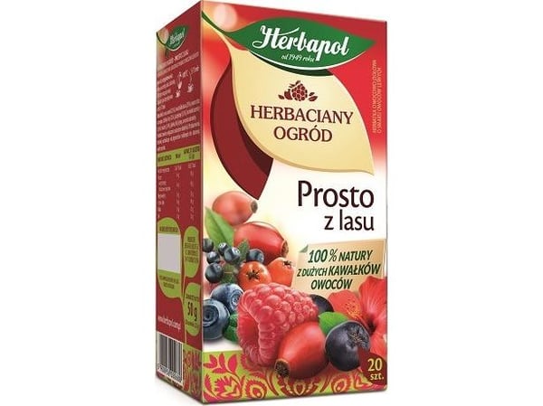 Herbapol HERBACIANY OGRÓD PROSTO Z LASU frukt- og urtete med skogfruktsmak 20 stk (24953952)