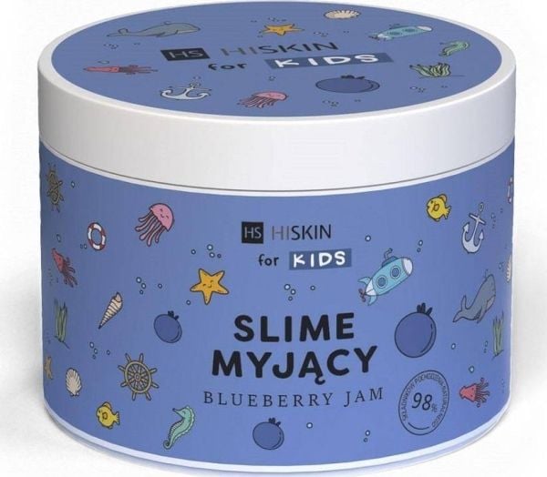 HISKIN_Kids Slime body wash jelly for kids Blueberry 150ml