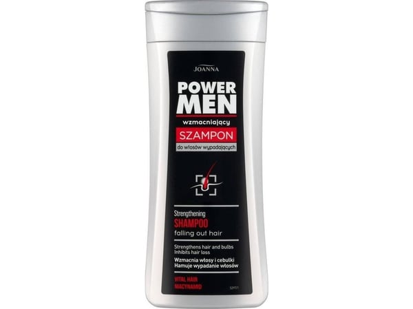 Joanna Power Men forsterkende sjampo for hårtap 200 ml