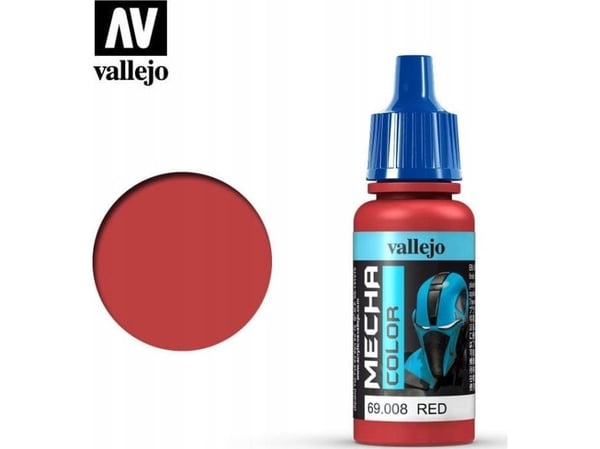 Vallejo 69.008, Rød, Acryl maling, Væske, 17 ml, 1 stykker