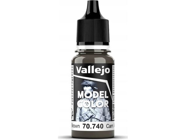 Vallejo 70.740 Model Color Camouflage Middle Brown (18 ml)