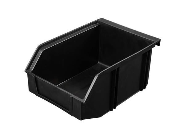 TRU COMPONENTS TC-12539876 ESD-säilytyslaatikko (L x S x K) 200 x 130 x 90 mm, joka voi haihduttaa ESD:tä Kirjainkoodi: D Ripustus 1 kpl