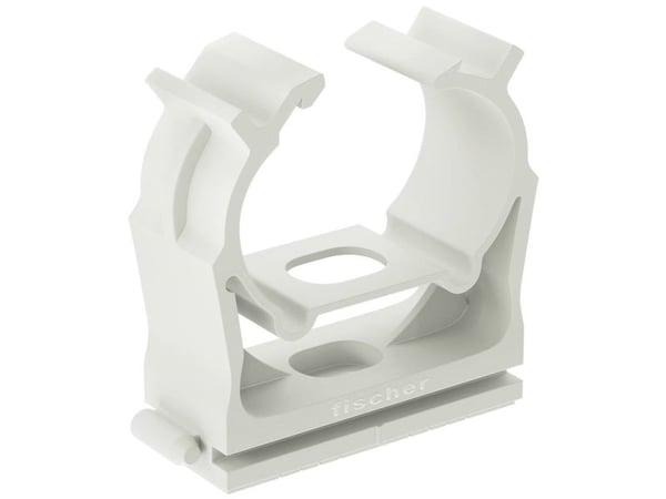 Fischer 501261, Rør klemme, Grå, 16 - 16 mm, Nylon, 16 mm, 30 mm