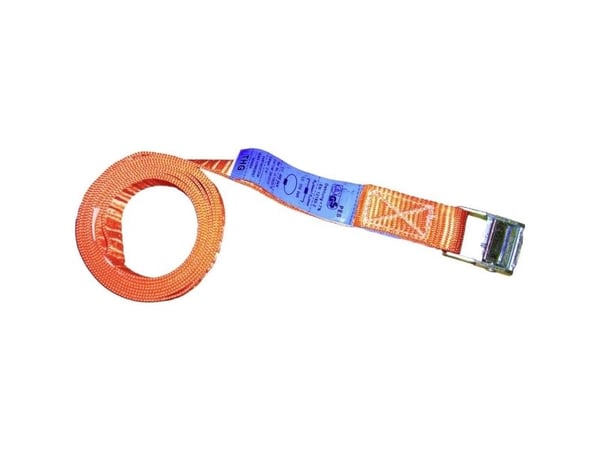 Target lastesikring 90601 spennestropp (L x B) 6 m x 25 mm klemlås EN 12195 Target lastesikring 90601 spennestropp (L x B) 6 m x 25 mm klemlås EN 12195