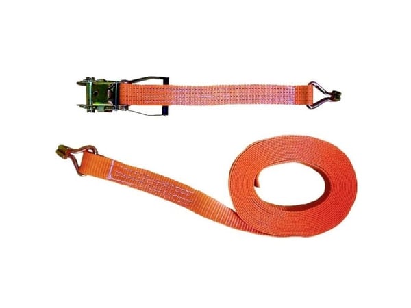 Lastesikringsstropp 90630 todelt spennrem (L x B) 8 m x 50 mm skralderem EN 12195
