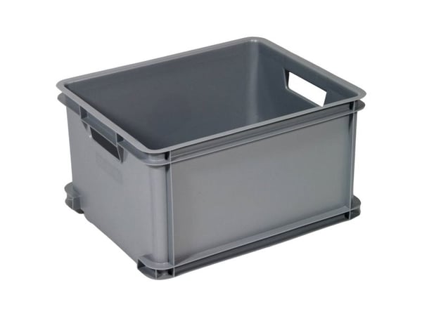 Curver 156011 oppbevaringsboks Unibox Classic L kan stables (B x H x D) 430 x 235 x 350 mm sølv 1 stk