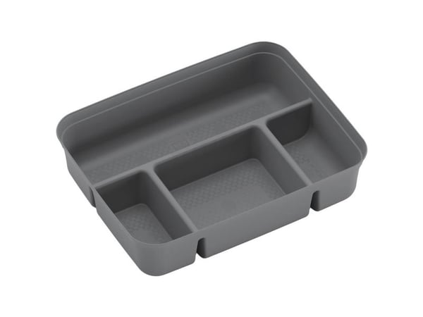 KIS 244600 användningslådor Latch som kan staplas (B x H x D) 355 x 85 x 265 mm grå 1 st