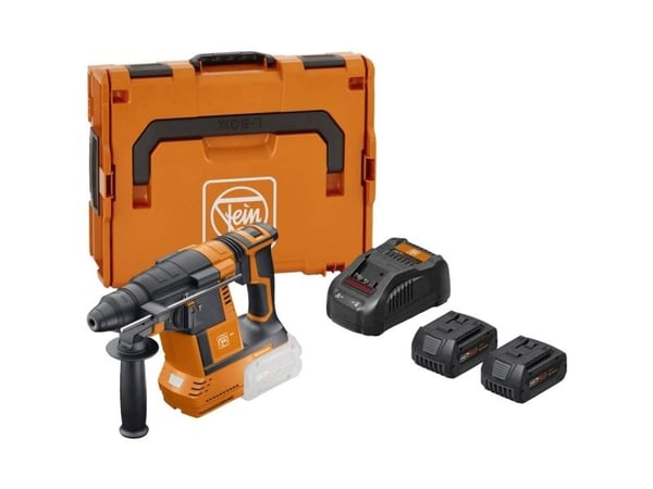 Fein ABH 18-26 AS batteridrevet slagbormaskin 18 V 5,0 Ah Li-Ion inkl. 2 batterier + lader + bæreveske (71400362000) Fein ABH 18-26 AS batteridrevet slagbormaskin 18 V 5,0 Ah Li-Ion inkl. 2 batterier + lader + bæreveske (71400362000)