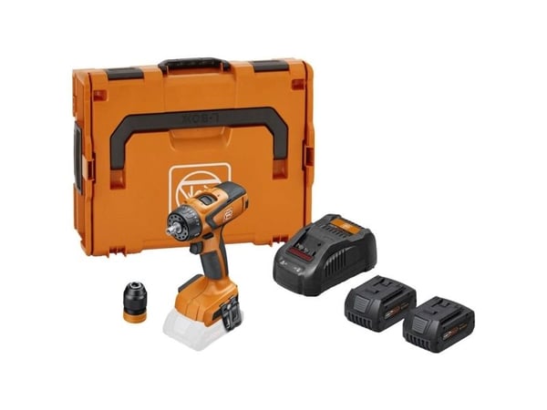 Fein ASCM 18 QSW AS 71161462000 batteriboremaskin/skrumaskin 18 V 5,0 Ah Li-Ion inkl. 2 batterier, inkl. lader, inkl. koffert (71161462000)
