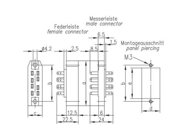 Telegärtner J00040A0911 Monipistorasia Napojen kokonaismäärä 8 1 kpl 1 kpl