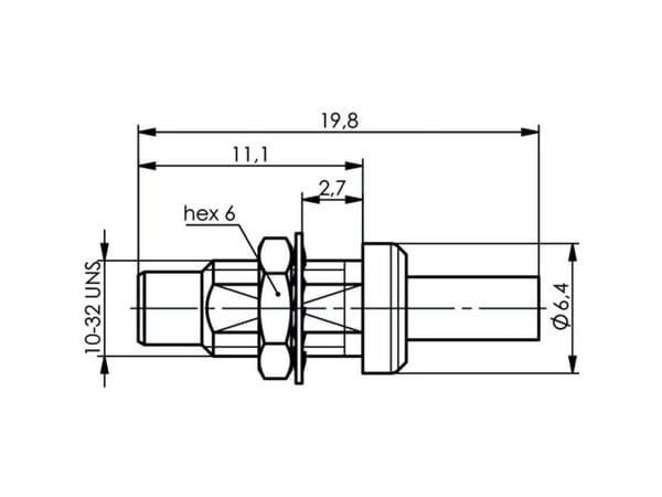 Telegärtner J01170A0151 J01170A0151 SMC-liitin Pistoke, suora 1 kpl 1 kpl