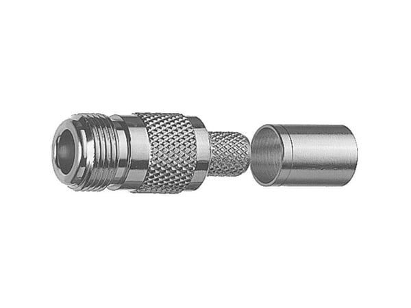 Telegärtner J01021A0145 J01021A0145 N-kontakt Koppling, rak 50 Ω 1 st