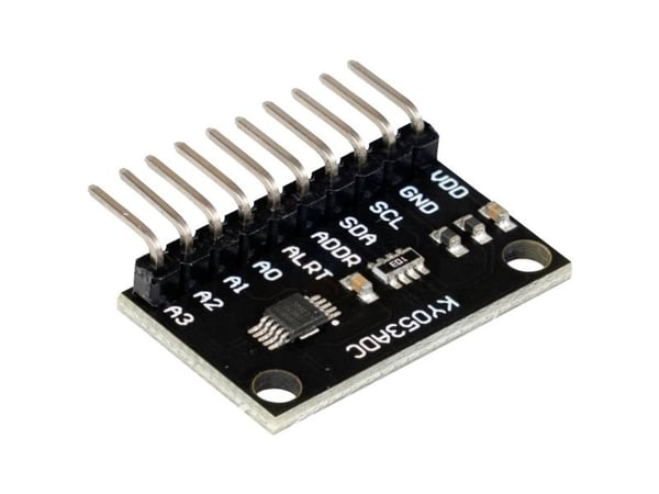 Joy-it KY053ADC Raspberry Pi® -laajennuslevy Sopii (yhden piirilevyn tietokone) Raspberry Pi®, Raspberry Pi® A, B, B+, Raspberry Pi® A+, Raspberry ...
