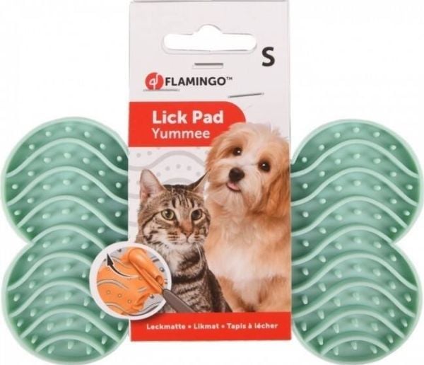 Flamingo Flamingo Lick Pad Anti-stress Hundematte S Grønn Flamingo Flamingo Lick Pad Anti-stress Hundematte S Grønn