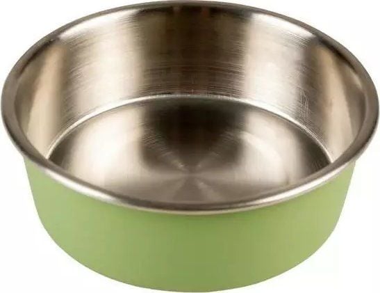 Duvo+ metalskål til hund og katt grønn 1,5 l 20,3 cm
