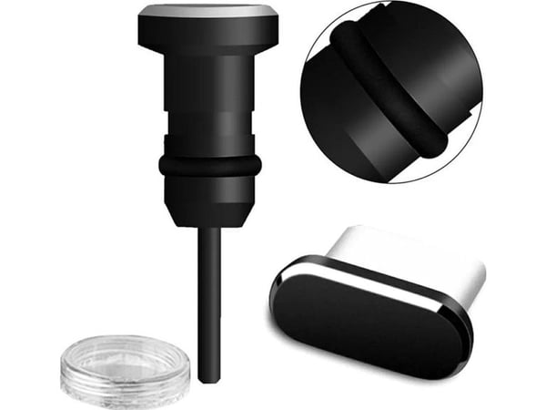 ATL DA23 pölysuojus usb-c 2kpl musta ATL DA23 pölysuojus usb-c 2kpl musta