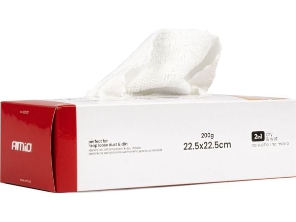 AMiO mikrofiberdukar tvättdukar set 12 st. 22,5x22,5 cm 200g amio-03972