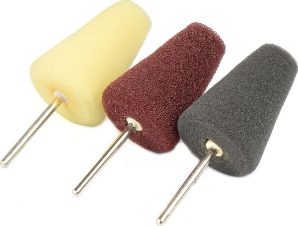 AMiO poleringsputer mini-sett for polering, konisk, 3 deler amio-03715