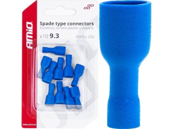 AMiO isolerte hunnflate kontakter 9,3 mm AMIO-03068