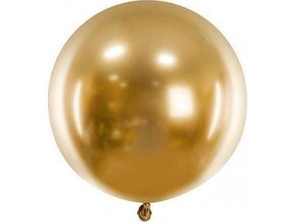 PartyDeco OLBOM-G-019, Toy balloon, Latex, Gull, Oval, 60 cm, 1 stykker