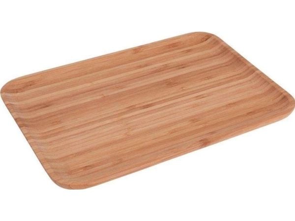 Erinomainen Taloustavarat BAMBUS puinen lautanen suorakulmainen tarjotin 33x23 cm