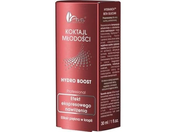 Ava AVA Youth Cocktail Hydro Boost fuktighetsgivende effekt
