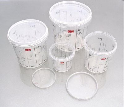 Lok til kopper for blanding av maling 870 ml (3M)