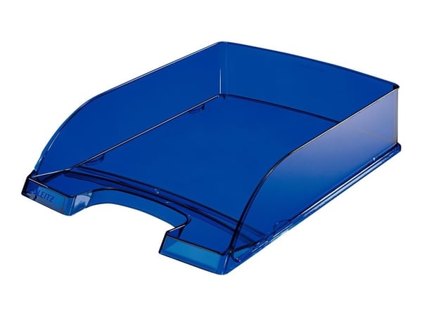 Leitz Plus - Brevbakke - for A4 (210 x 297 mm) - gjennomsiktig mørk blå