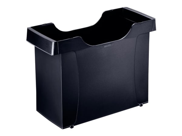 Leitz Plus - Hengefilboks - for A4 (210 x 297 mm) - kapasitet: 20 filer - svart