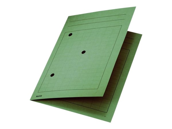 Leitz - Firkantskåret mappe - for A4 (210 x 297 mm) - grønn netting