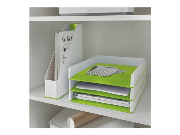 Leitz 53611054, Polystyreeni (PS), Vihreä, Valkoinen, A4, 267 mm, 49 mm, 336 mm