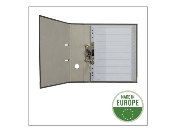 Leitz - Inndeler - 15 deler - for 238 x 297 mm - med fliker - grå